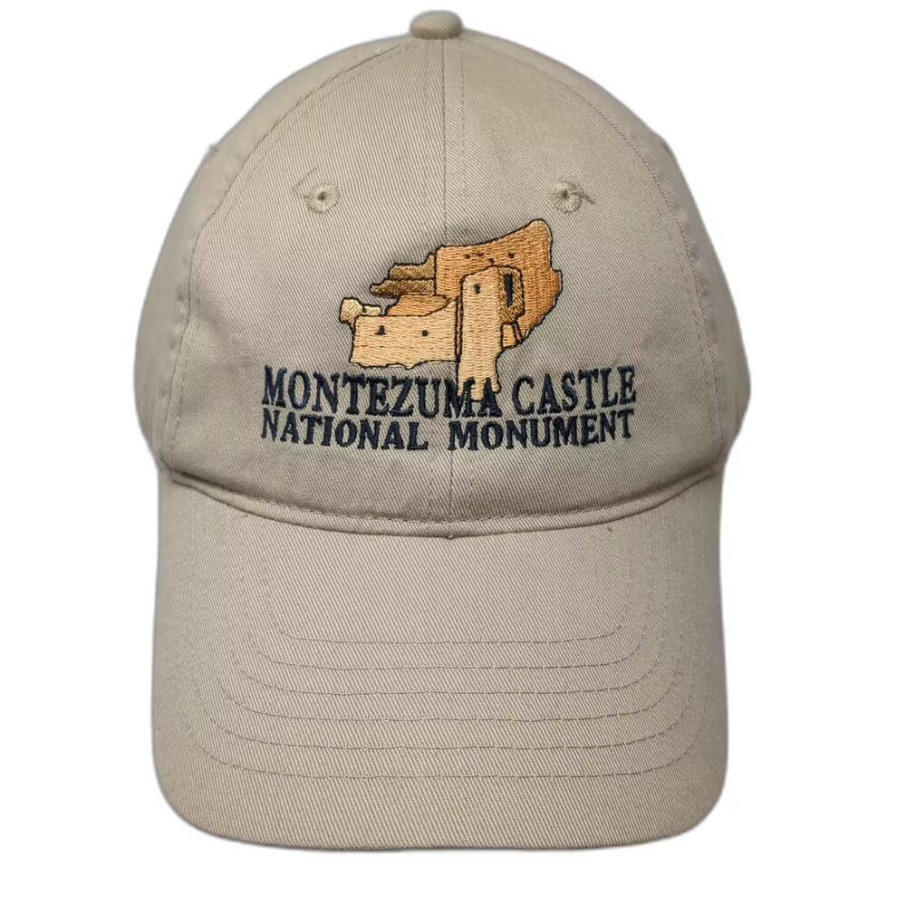 HeadShot Montezuma Castle National Monument Centennial Baseball Cap Beige Hat OS
